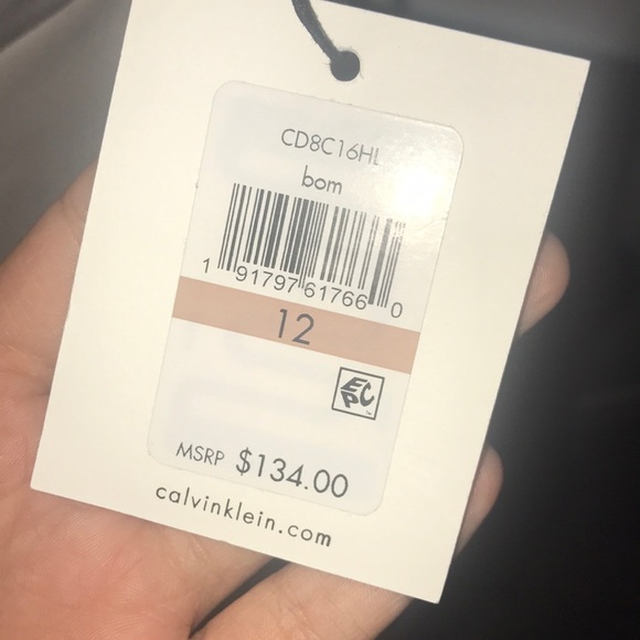 Calvin Klein Very Light Peach Pencil Dress - Picture 5 of 5